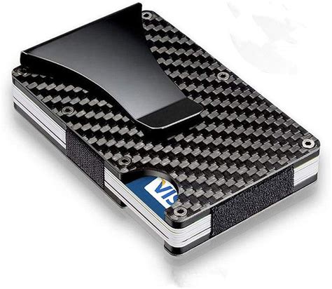 carbon fibre card holder rfid|minimalist wallet carbon fiber.